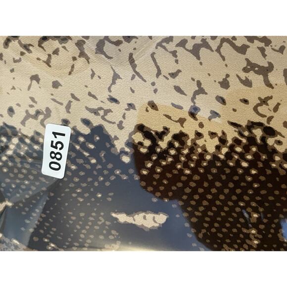 Donna Morgan‎ 100% Silk Dress Size 10 Earthy Animal Print Snakeprint Python Y2K - Picture 9 of 9